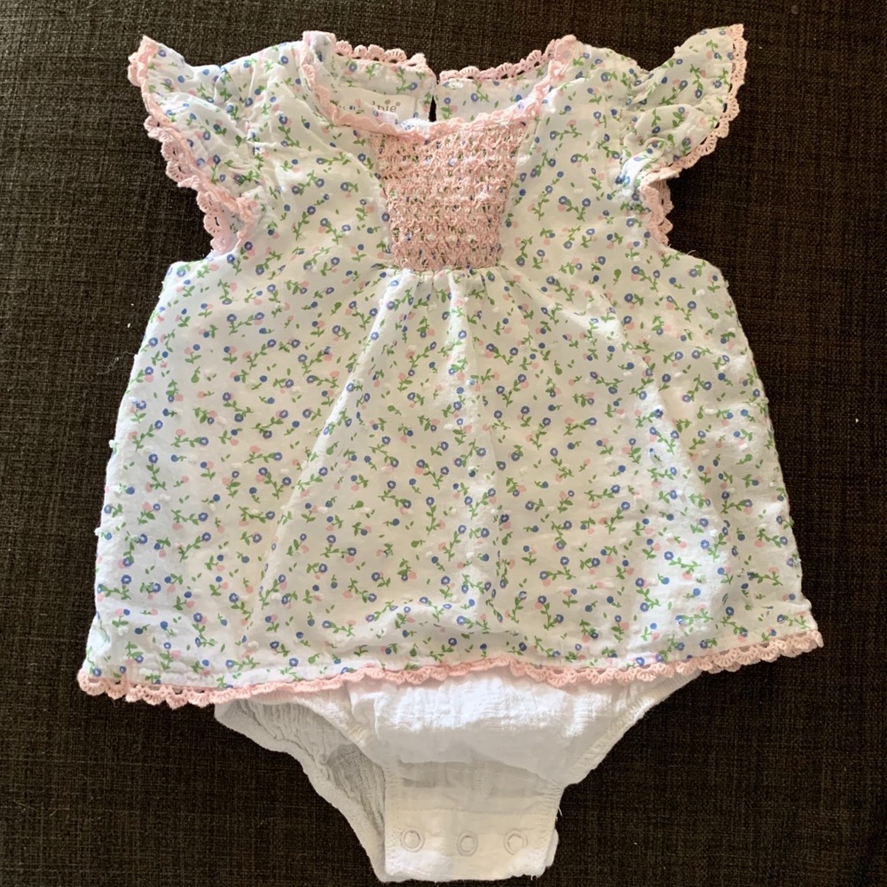 Mud Pie Floral Smocked Dress